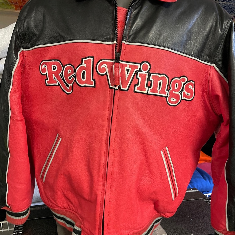NHL Red Wings leather jacket